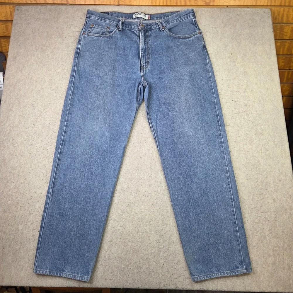 Vintage Levi's 550 Jeans Men's 40x34 Blue Denim Relaxed Fit Y2K Medium Wash